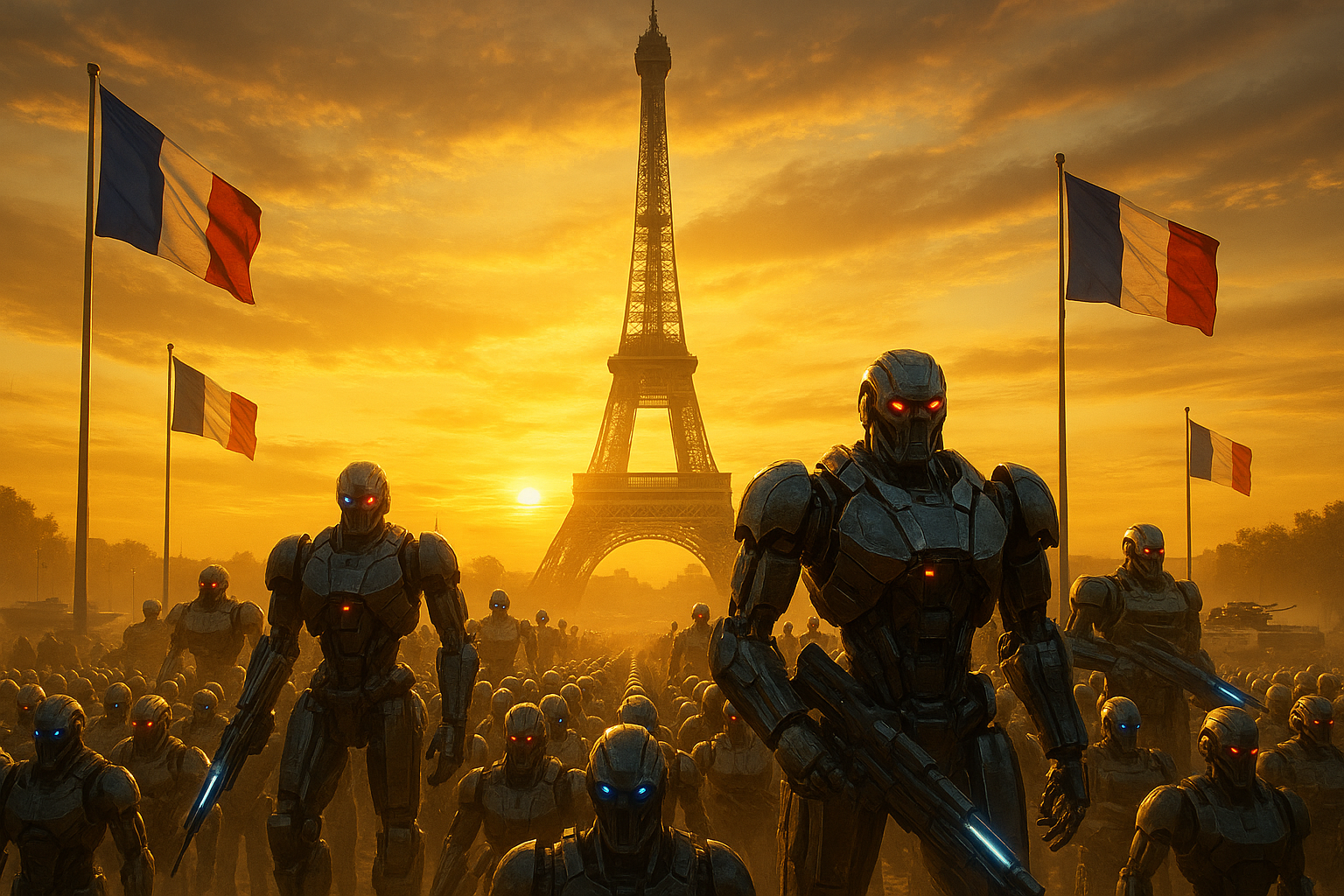 França Planeja Implantar Robôs de Combate até 2028: O Exército Totalmente Robótico Está Chegando?