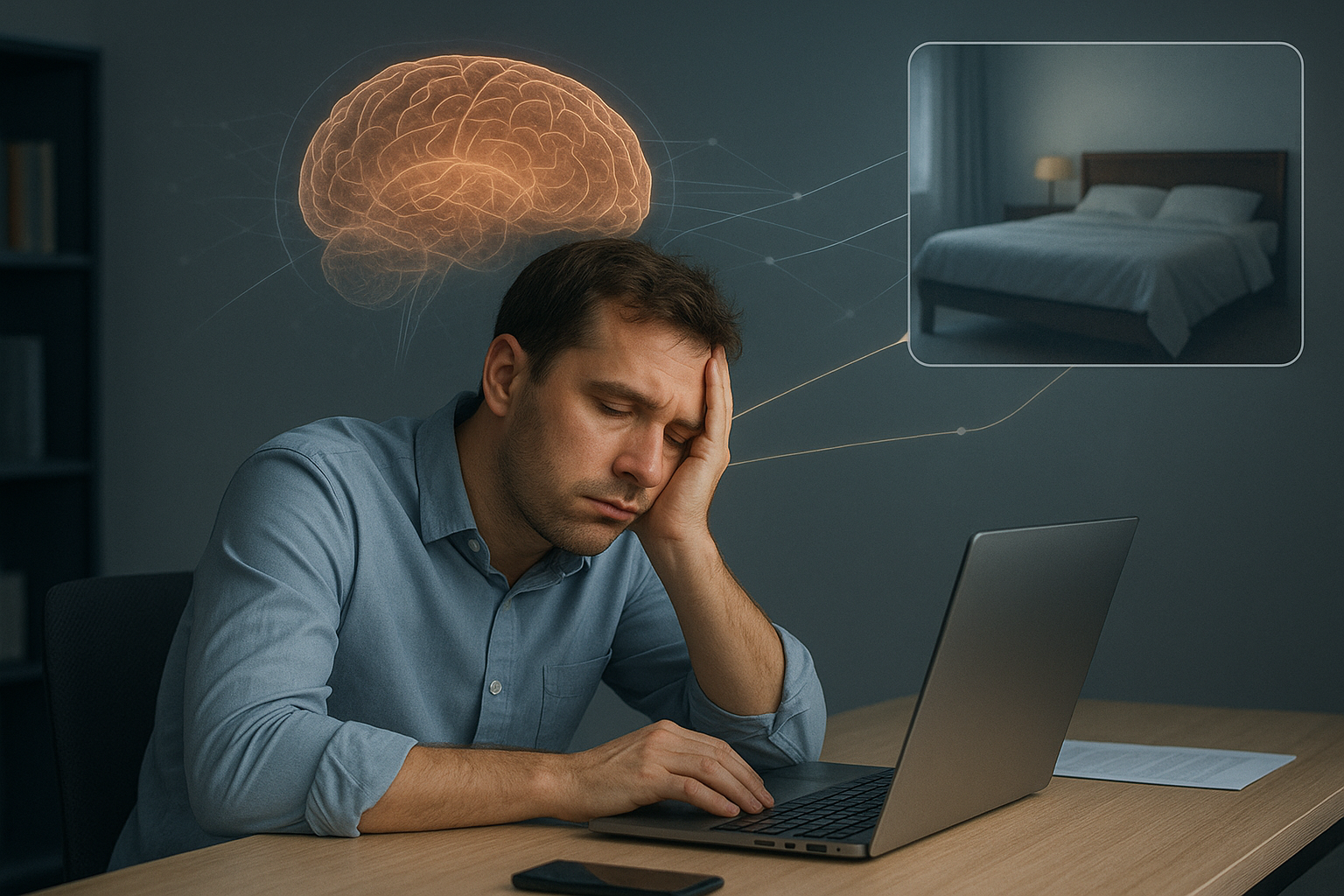 Seu Cérebro Não Esquece: O Impacto Prolongado de Uma Má Noite de Sono