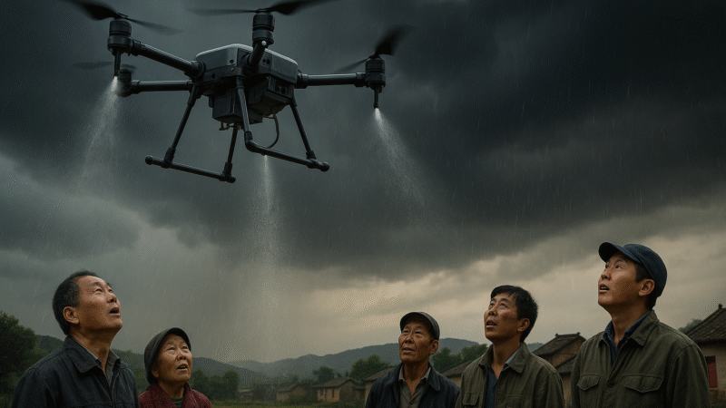 Tecnologia Revolucionária: Drones que Fazem Chover – O Incrível Experimento da China